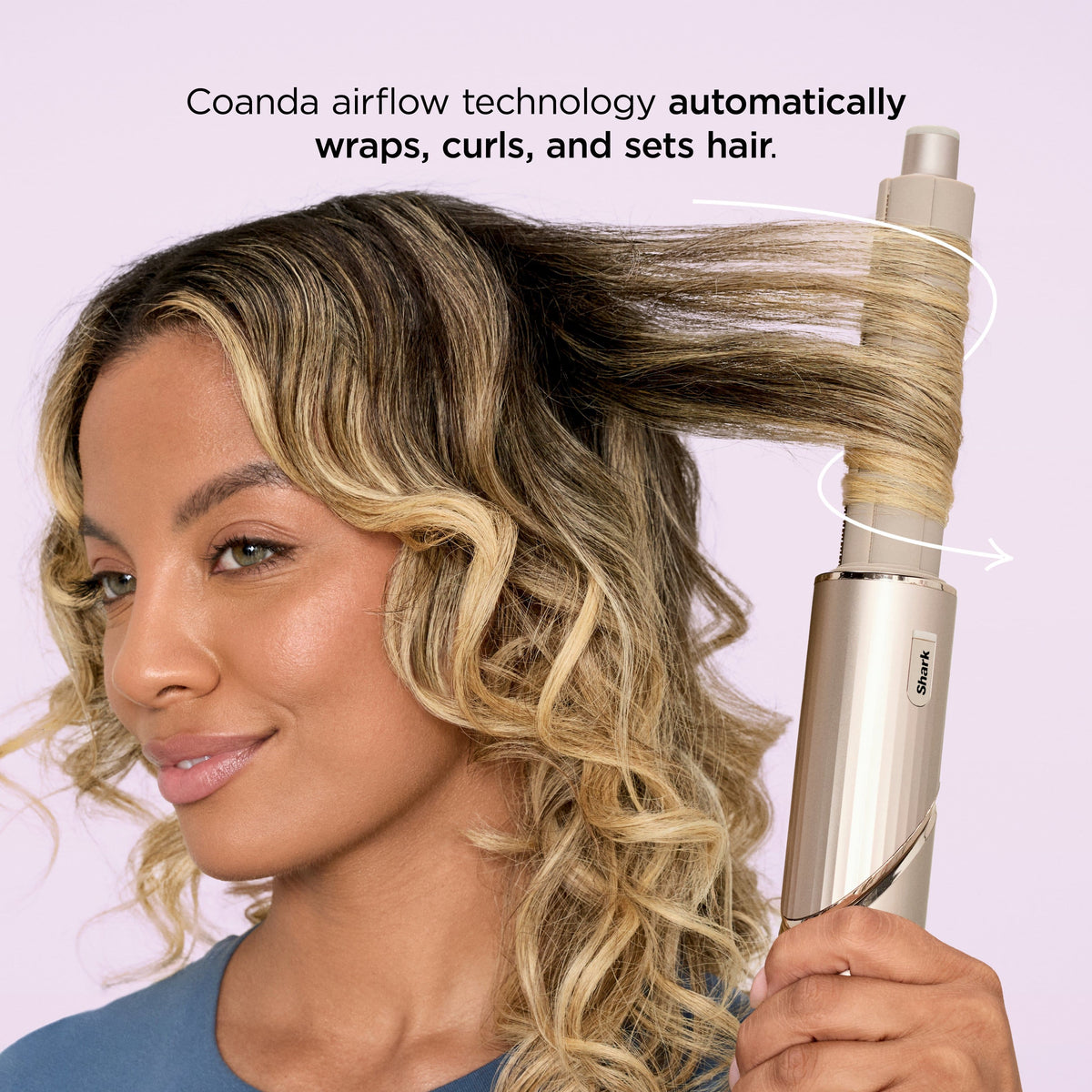 Shark - FlexStyle Air Styling & Drying System, Powerful Hair Blow Dryer and Multi-Styler - Stone Straight & Wavy
