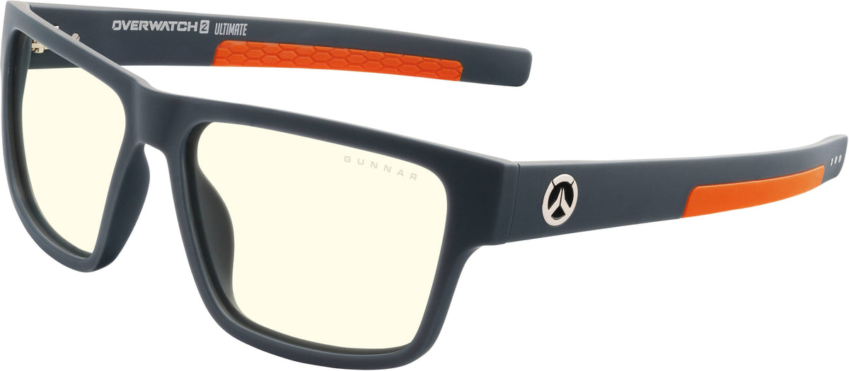 GUNNAR - Overwatch Ultimate Computer Glasses with Blue Light Reduction , Clear Lenses - Ash