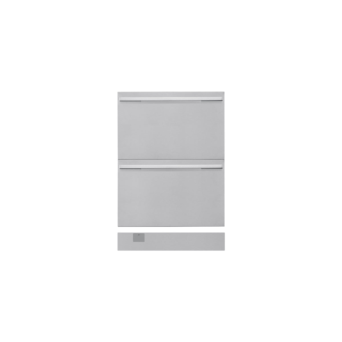 SKS - Transitional Panel Kit for Undercounter Refrigerator Freezer Drawers 24-Inch - Satin Stainless Steel
