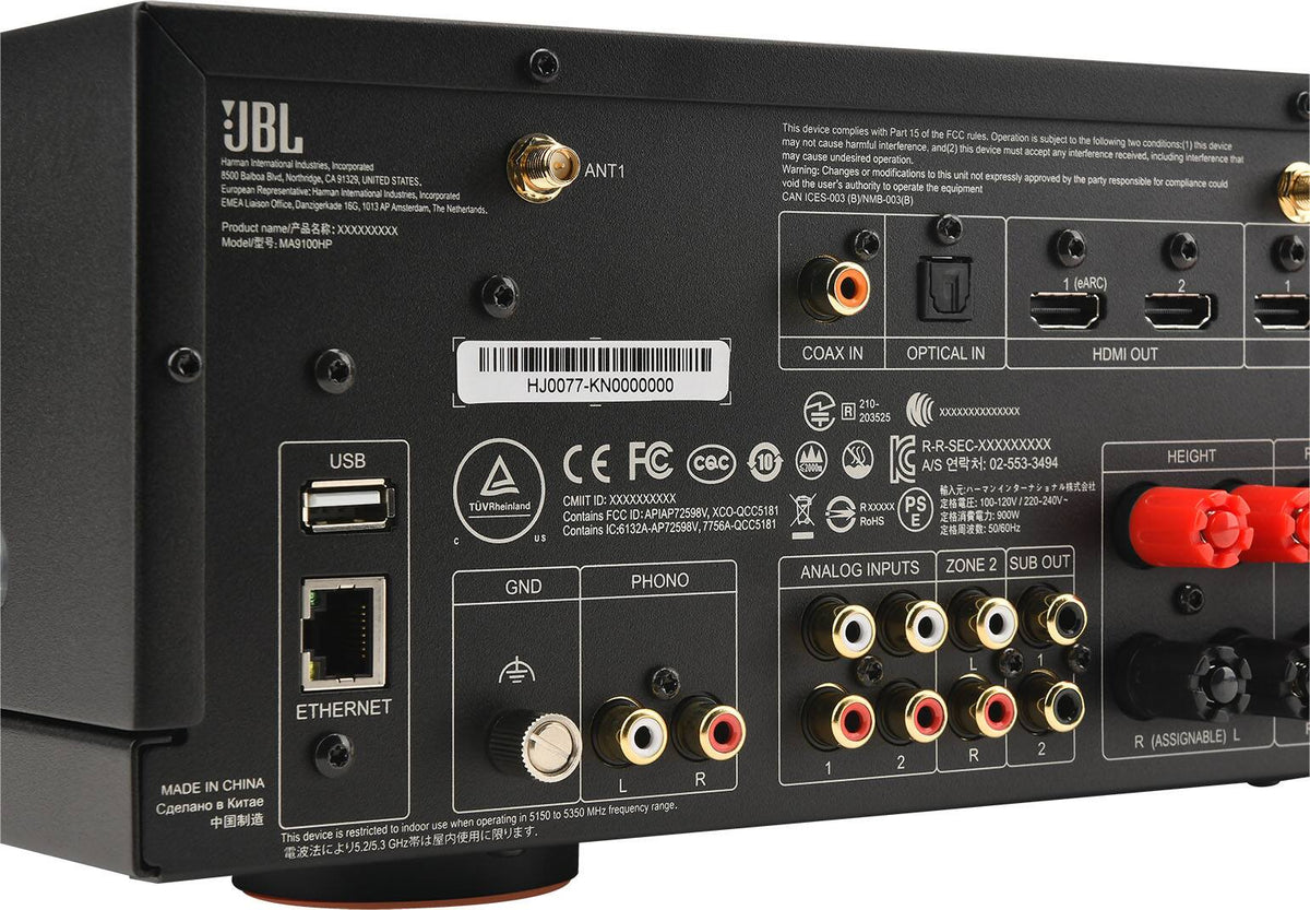 JBL - MA9100HP 9.2ch. 8K High Performance AV Home Theater Receiver - Black