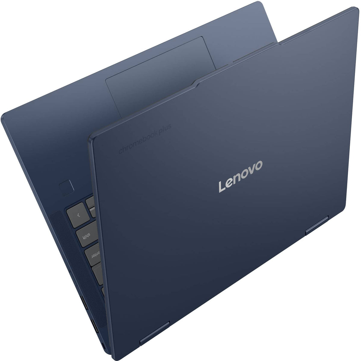 Lenovo - Chromebook Plus 2-in-1 14" Full HD Touchscreen Laptop - Intel Core 3 Processor N355 2025 - 8GB Memory - 128GB UFS - Cosmic Blue