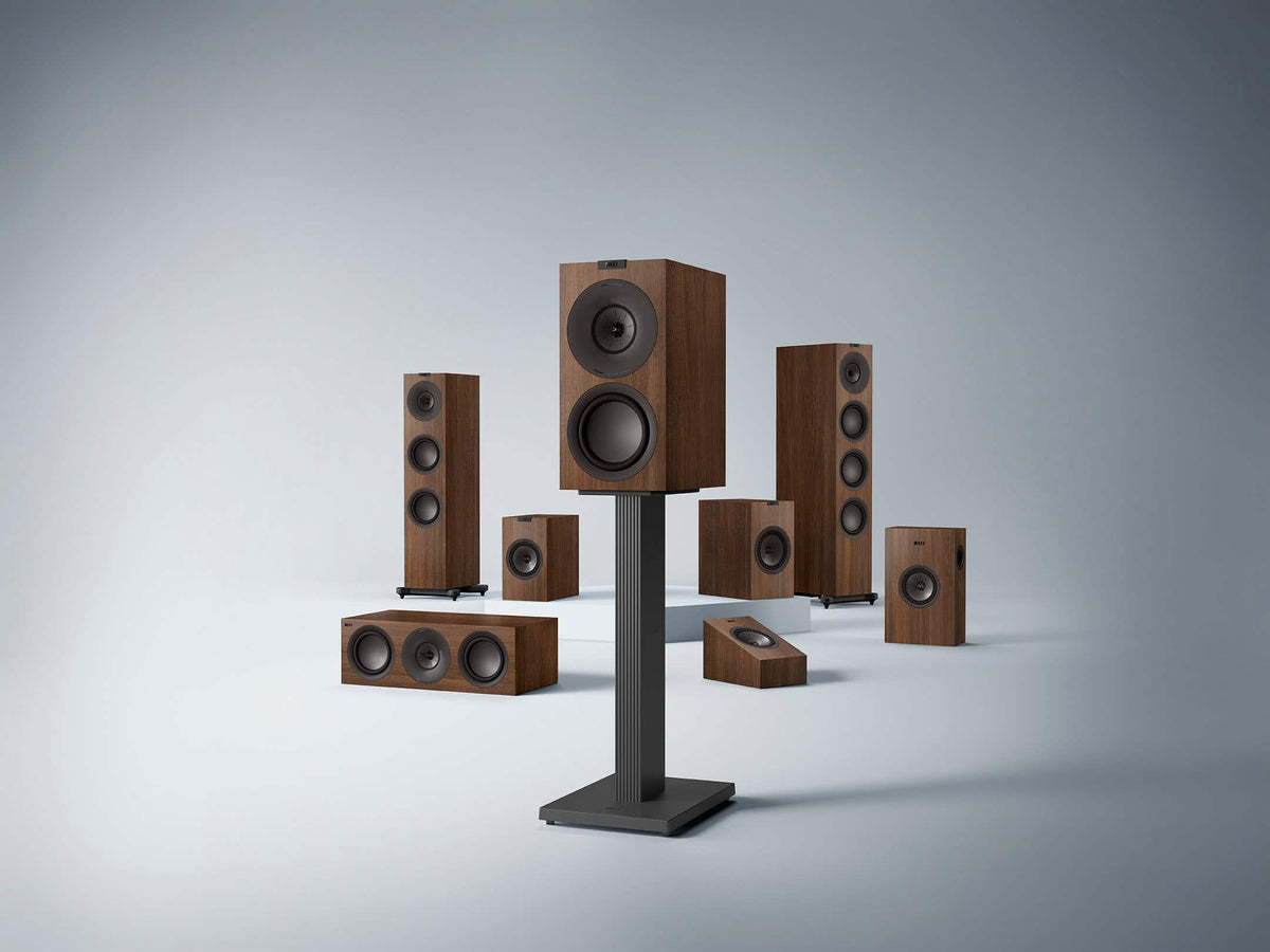 KEF - Q Concerto Meta Bookshelf Speakers (Pair) - Walnut