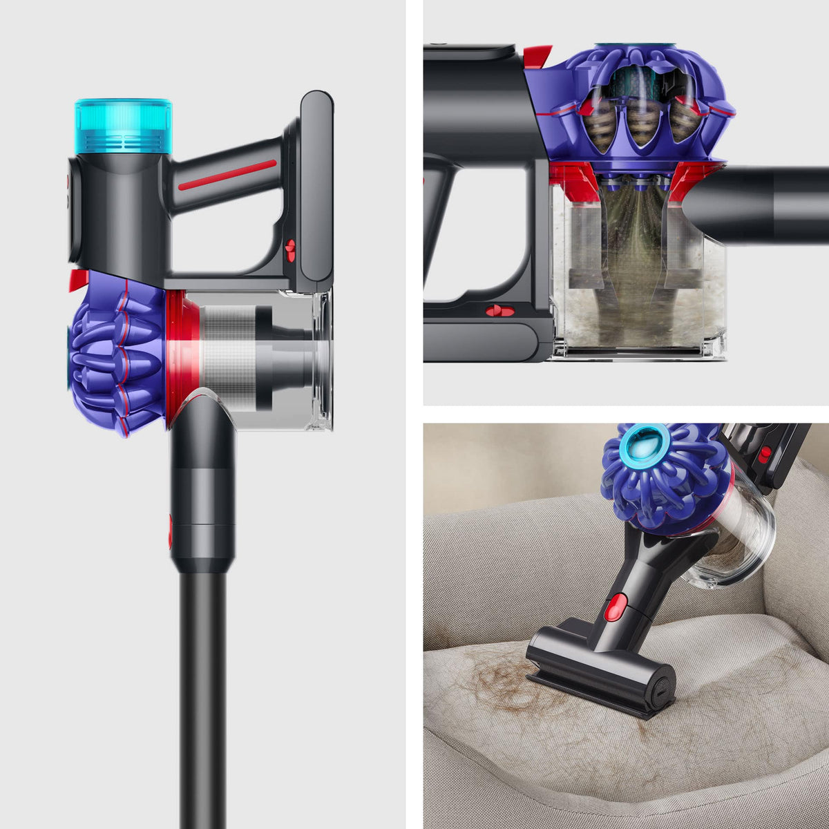 Dyson - V10 Konical Cordless Vacuum - Black/Blue