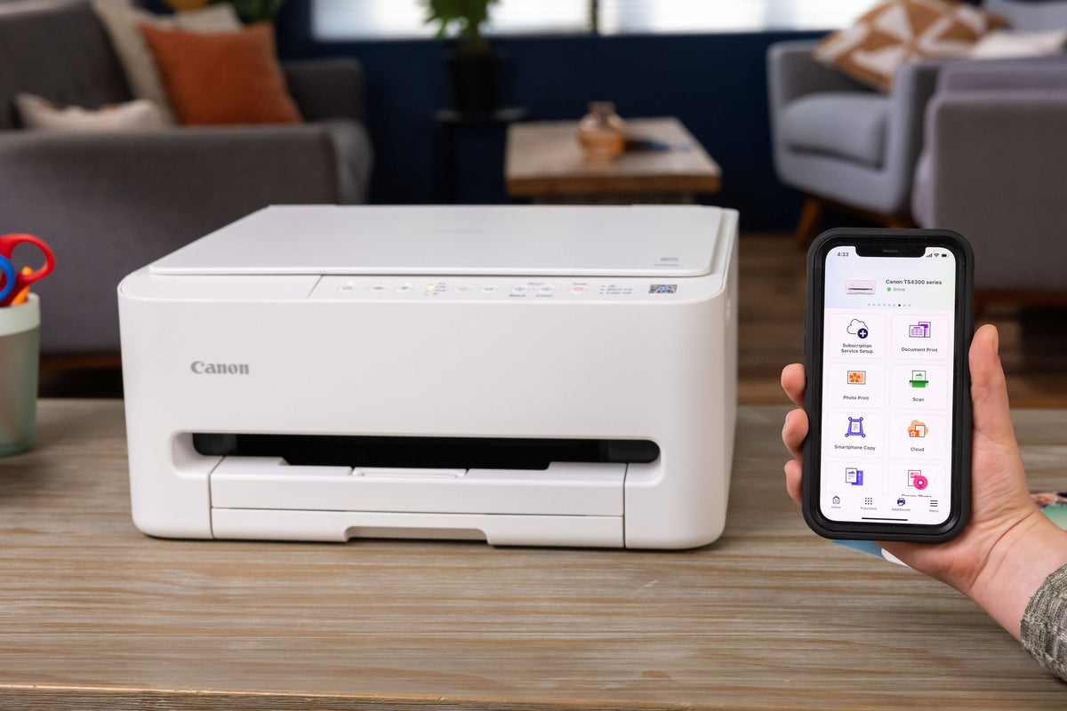 Canon - PIXMA TS4320 Wireless All-In-One Inkjet Printer - White