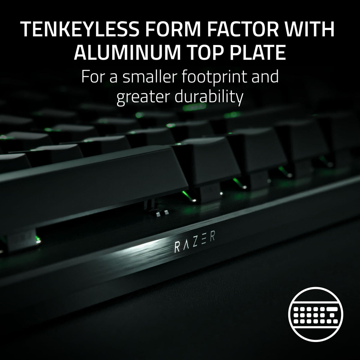Razer - Huntsman V3 Pro TKL Wired Analog Optical Linear Switch Gaming Keyboard with Snap Tap - Black