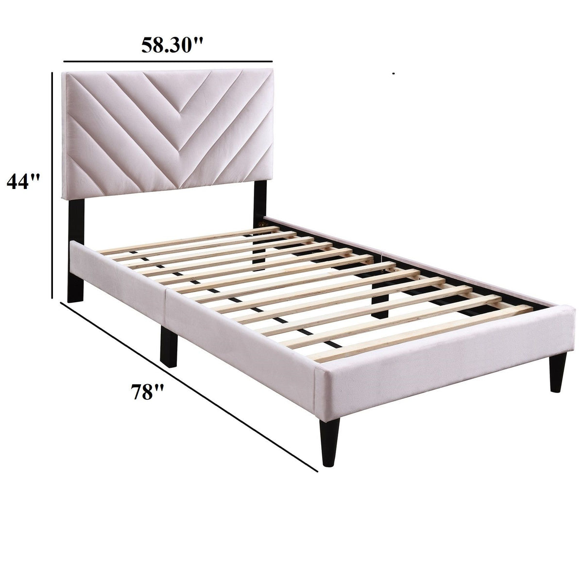 Juego de cama con cabecero ajustable
