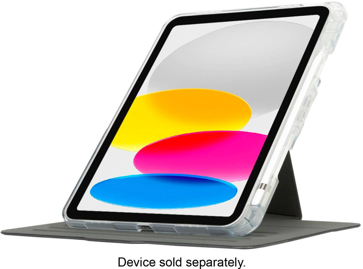 Targus - VersaVu Slim Clear Case for 10.9" iPad (A16) and iPad (10th gen.) - Clear/ Black