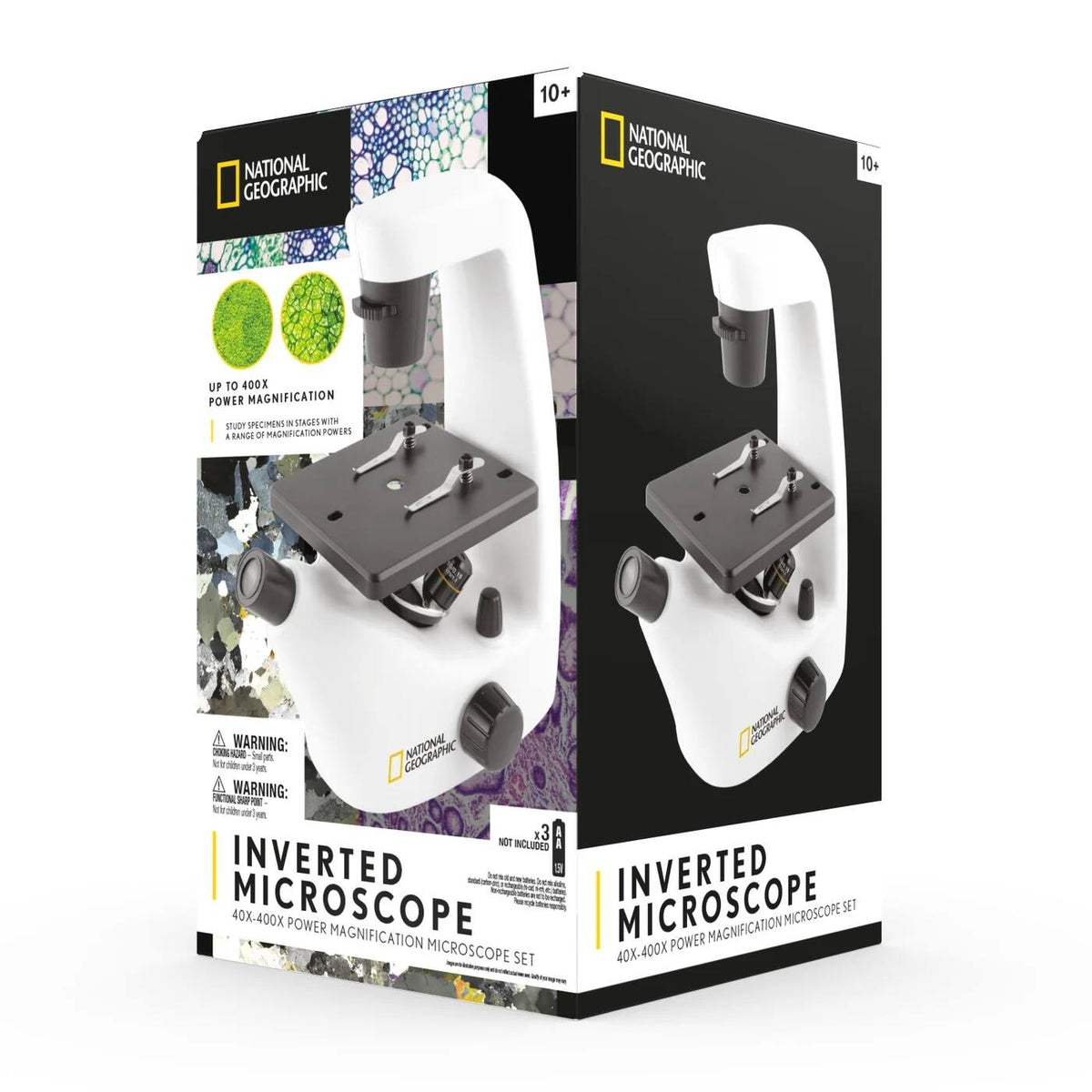 National Geographic - 40x-400x Inverted Microscope - White