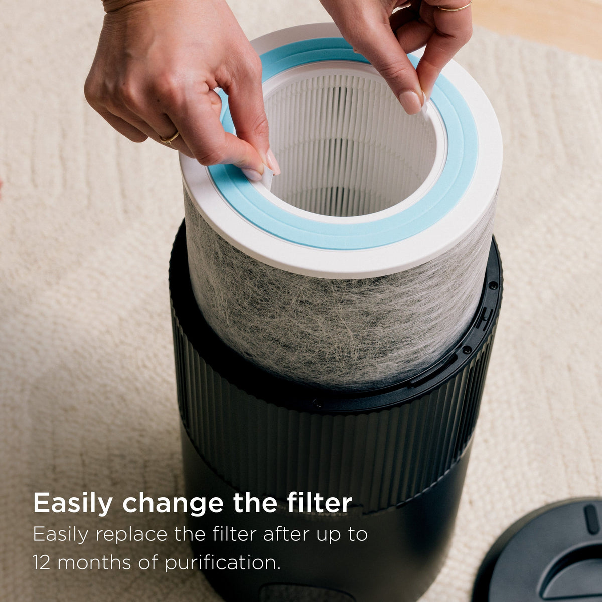 Shark - Clean Sense Air Purifier MAX with Odor Neutralizer Technology, 1200-sq. ft, HEPA Filter - Black