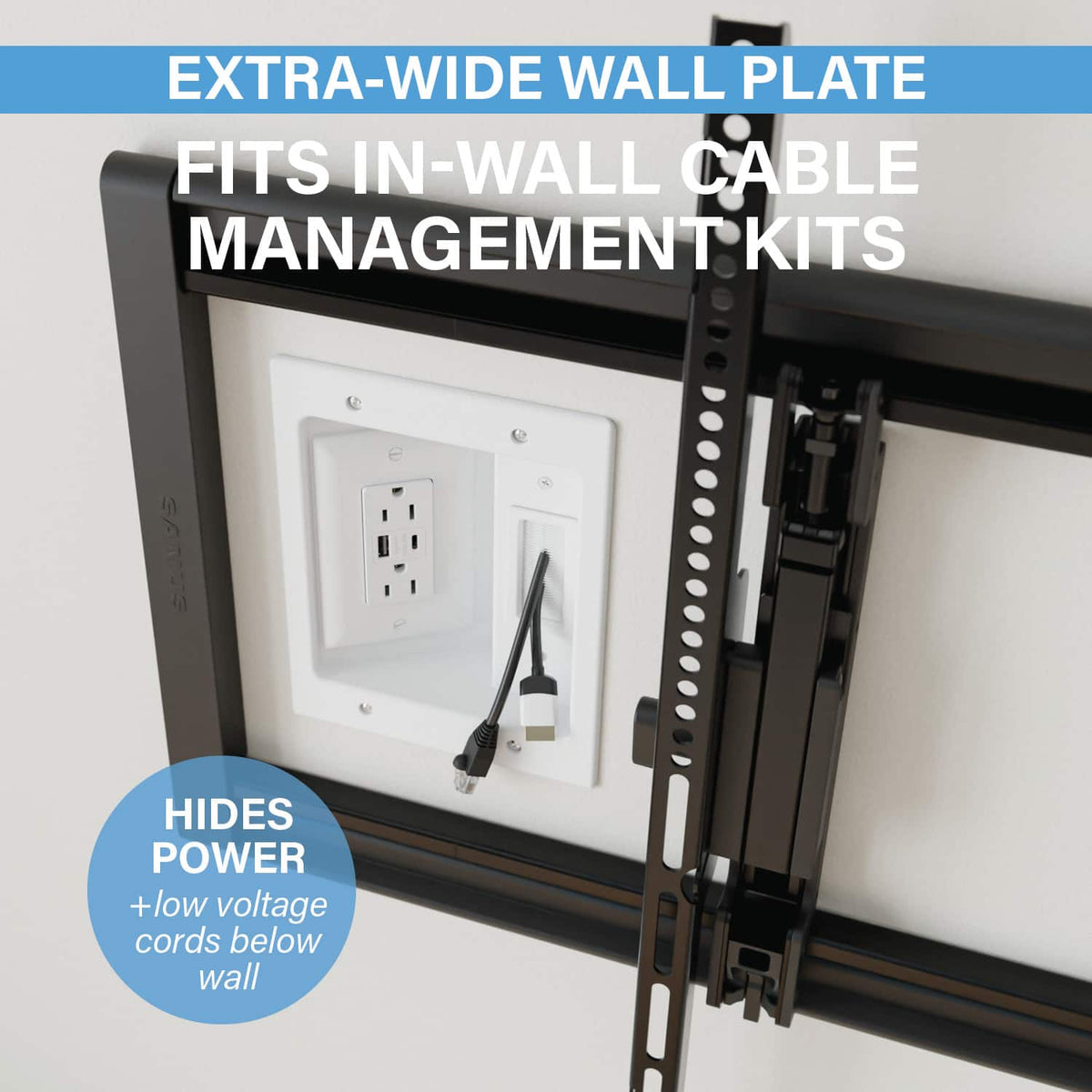 SANUS Elite - 4D Tilt TV Wall Mount - Black