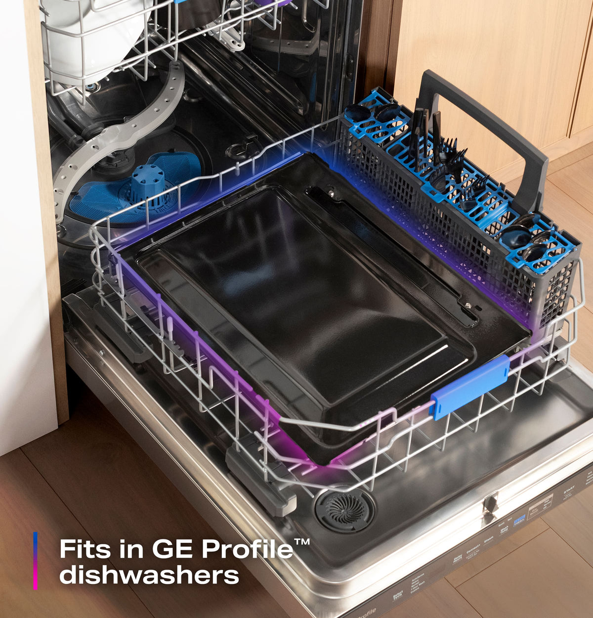 GE Profile - 30" Wide 5 Elements 5.3 Cu. Ft. Freestanding Electric Convection Range w/ Steam Clean, Air Fry, and EasyWash Oven Tray - Stainless Steel