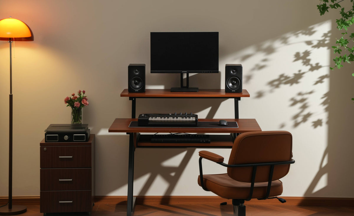 Edifier - M90 Active Bookshelf Speakers, Computer Speakers - Bluetooth and Optical Input - 2.0 Speaker (Pair) - Black