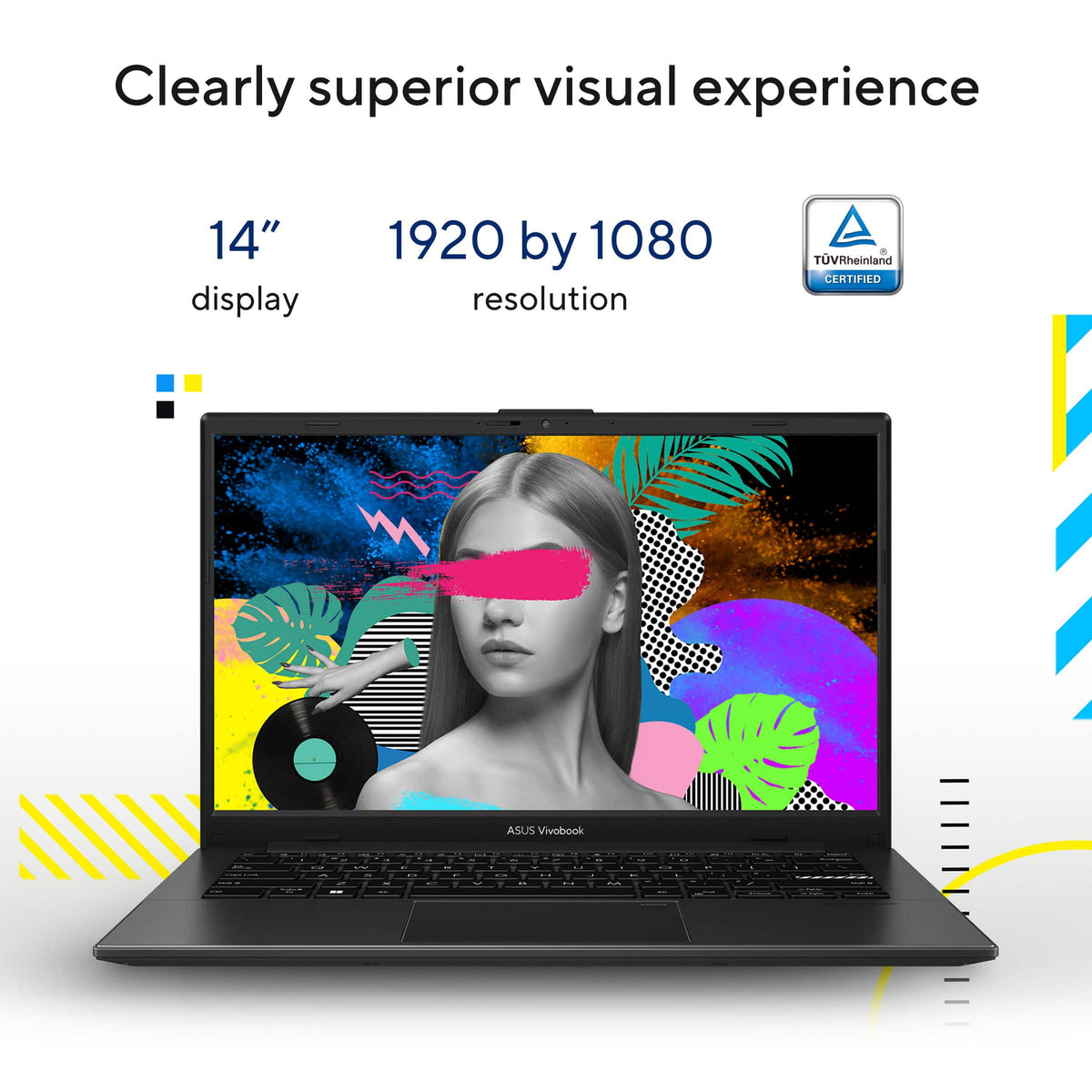 ASUS - Vivobook Go 14 14" FHD Laptop - Intel Processor N50 (2026) - 4GB Memory - 128GB Storage - Mixed Black