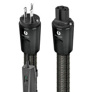AudioQuest - Thunder High (Variable) Current 6.75' Power Cable with C13 to 3-Prong Wall Plug Connectors - Black
