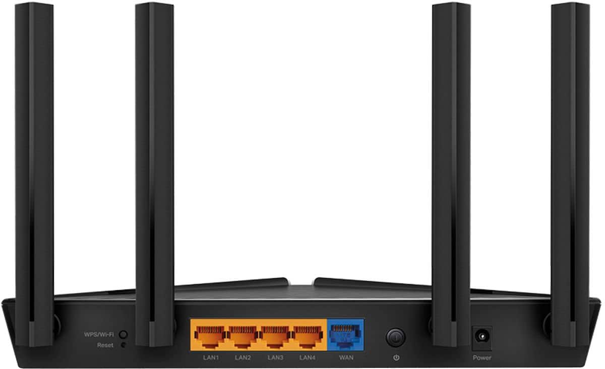 TP-Link - Archer AX1500 Dual Band Wi-Fi 6 Router - Black