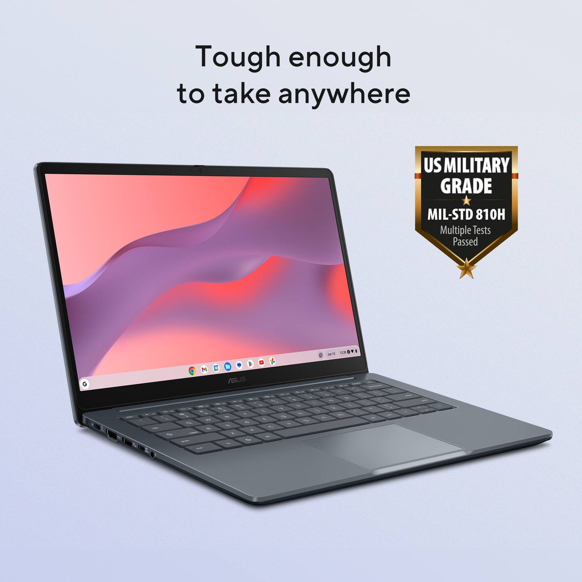 ASUS - CX14 14" FHD Chromebook Laptop - Intel Celeron N50 (2023) - 4GB Memory - 64GB Storage - Dusk Gray
