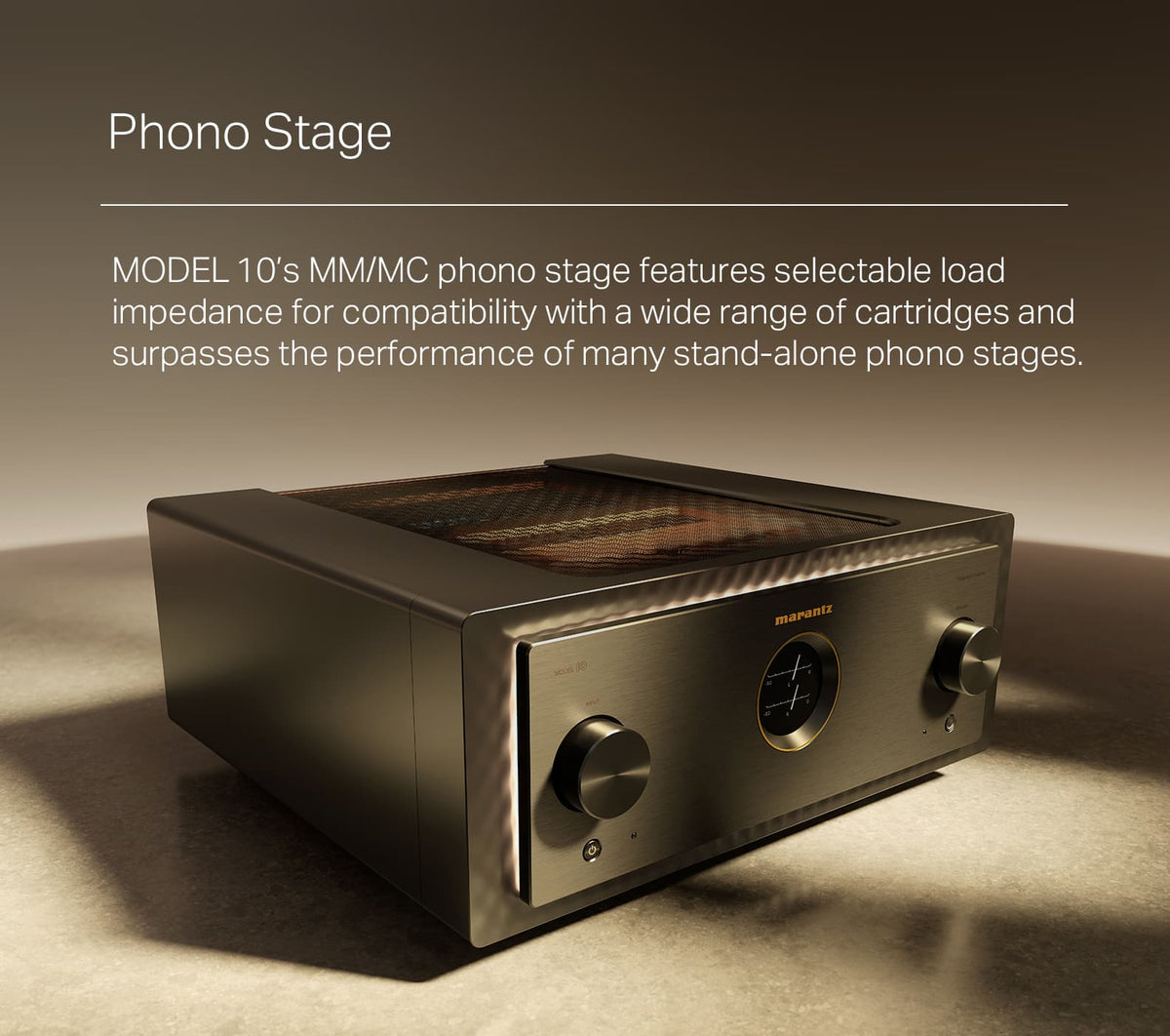 Marantz - MODEL 10 250W 2.0-Ch Integrated Amplifier - Champagne