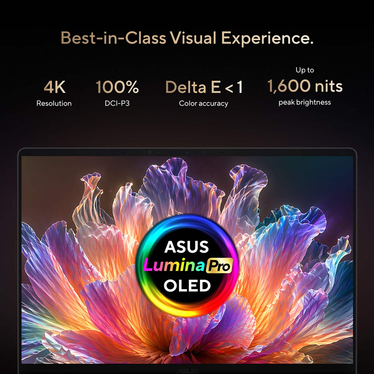 ASUS - ProArt P16 16" 4K OLED Touchscreen Laptop - NVIDIA RTX Spark N1X (2026) - 24GB Memory - 512GB Storage - Copilot+ PC - Nano Black