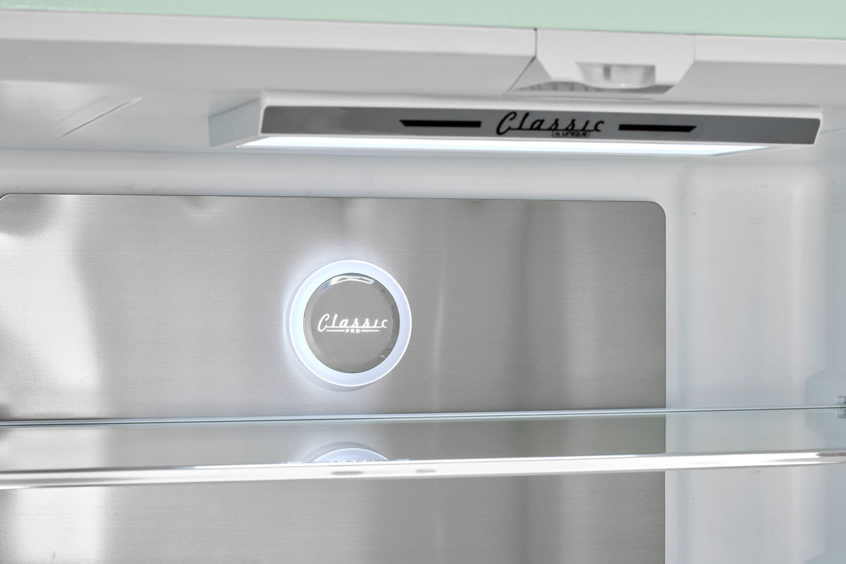 Unique Appliances - 36 in. Wide Classic Retro 36-inch 21 cu.ft. Counter Depth French Door Refrigerator - Summer Mint Green