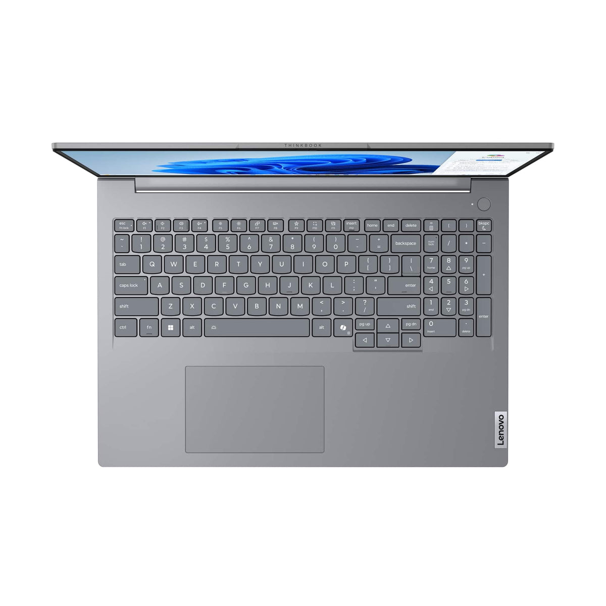 Lenovo - ThinkBook 16 Gen 8 AI PC 16" Laptop - Intel Ultra 5 with 16GB Memory - 512GB SSD - Arctic Grey