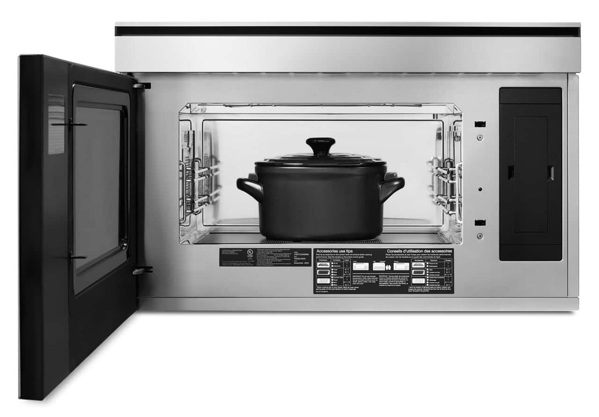 JennAir - RISE 1.1 Cu. Ft. Built-In Microwave with Ary Fry - Stainless Steel