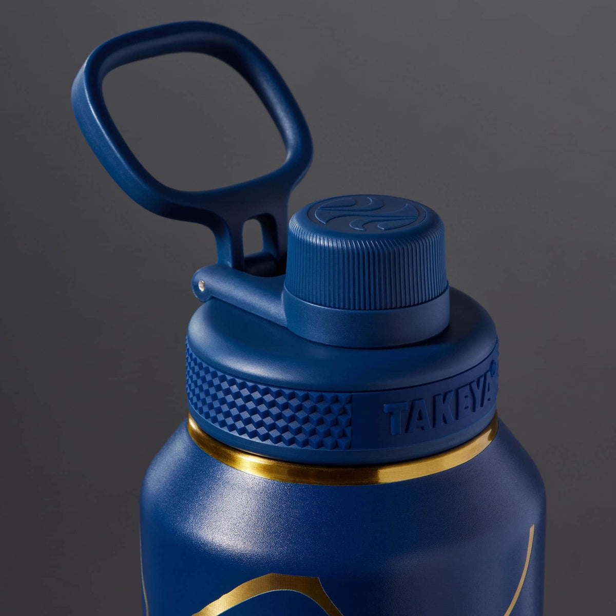 Takeya - Kintsugi 32-oz. Leakproof Water Bottle with Spout Lid - Bleu Marine