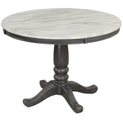 Mesa de Comedor - Gris - Imitación Mármol