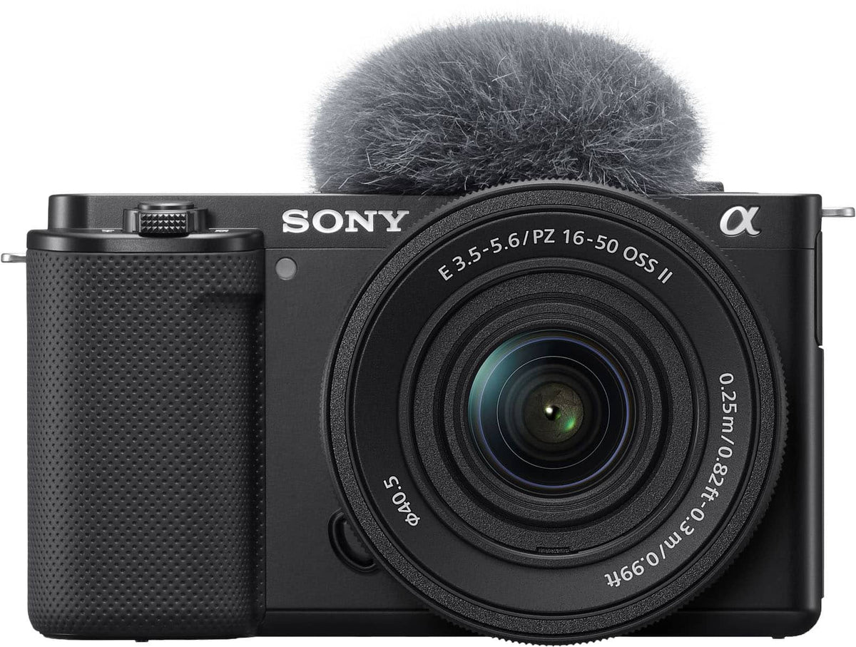 Sony - Alpha ZVE10: APS-C Content Creators’ Camera - Black