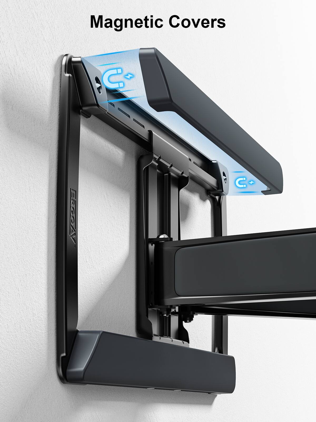 ErgoAV - 39″ to 65″ Full Motion TV Mount - Black