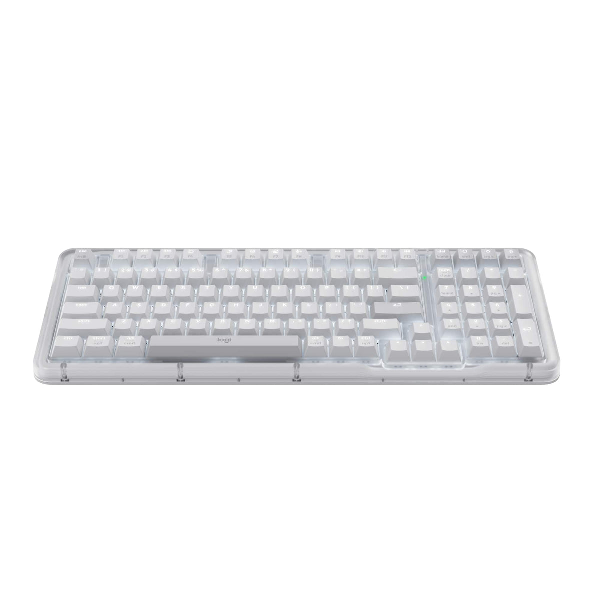 Logitech - Alto Keys K98M Full-size Wireless Mechanical keyboard with Backlit keys for PC, Mac, Laptops - Off-white