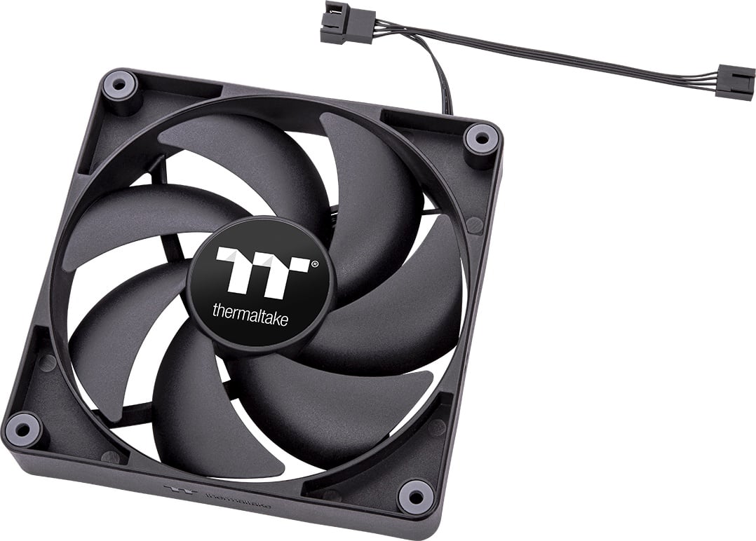 Thermaltake - CT120 PC Cooling Fan (2-Pack) - Black