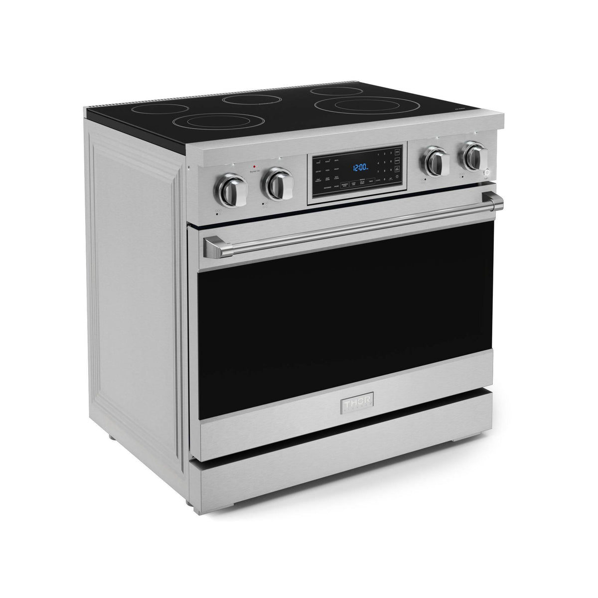 36 in. Wide 5 Elements Gordon Ramsay Series by Thor Kitchen 6.0 Cu. Ft Freestanding Electric Range - Stainless Steel
