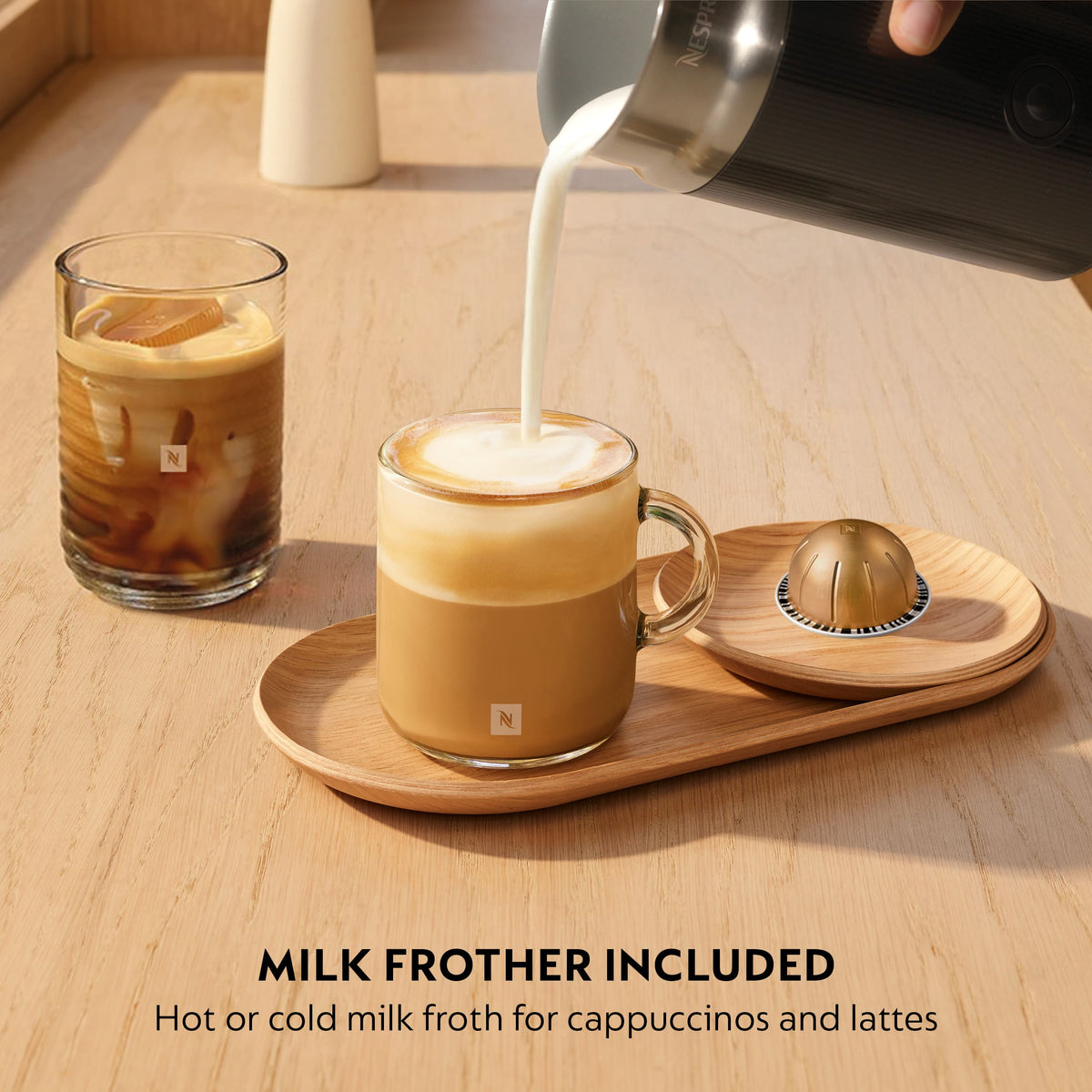 Nespresso - Vertuo UP Espresso Machine Bundle by Breville - Black