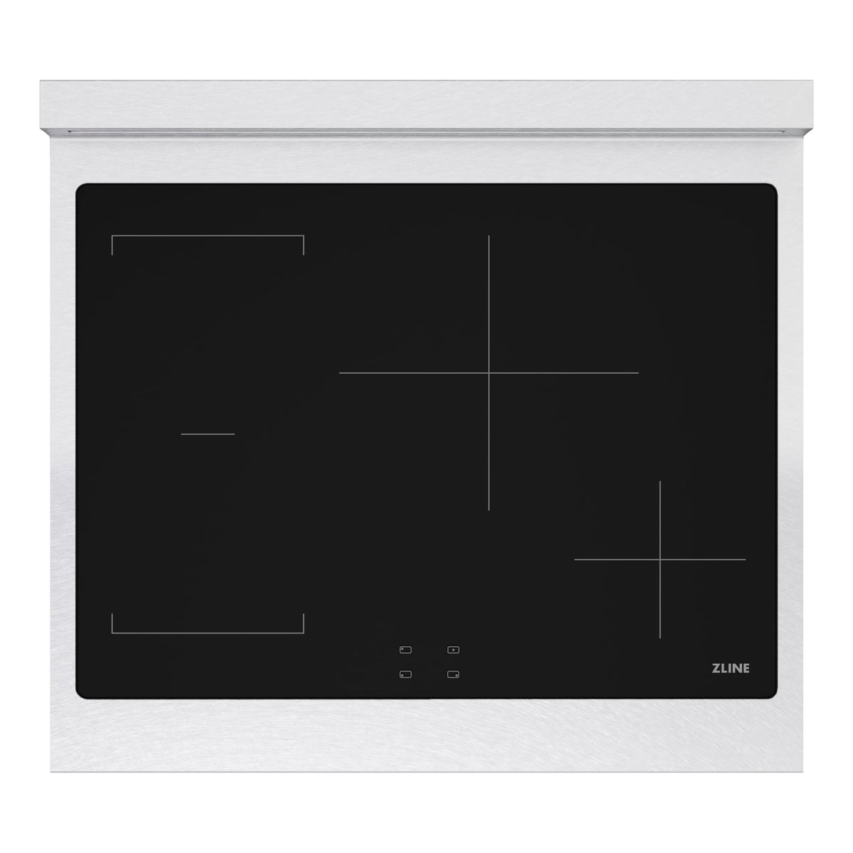 ZLINE - 30 in. Paramount Built-in Induction Rangetop with 4 Element Cooktop in Satin - Stainless Steel