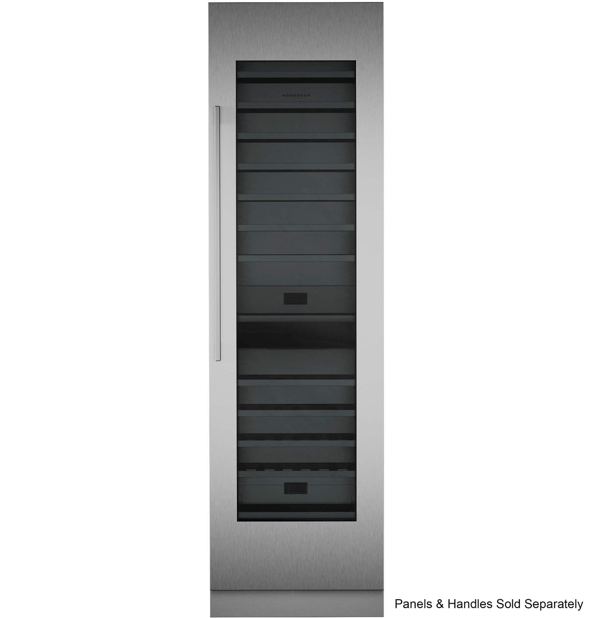 Monogram - 24" Wine Column Door Panel - Right - Stainless Steel