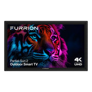 Furrion - Aurora 43" Partial-Sun 2 Outdoor Smart 4K LED Impact-Resistant Screen WiFi-Boosting Antennas 750 Nit