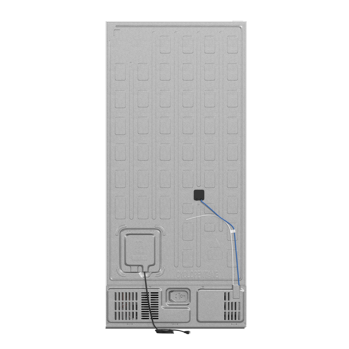Forno Appliances - Milano Espresso 17.2 Cu. Ft. Bottom Freezer Refrigerator with Built-In Ice Maker - White