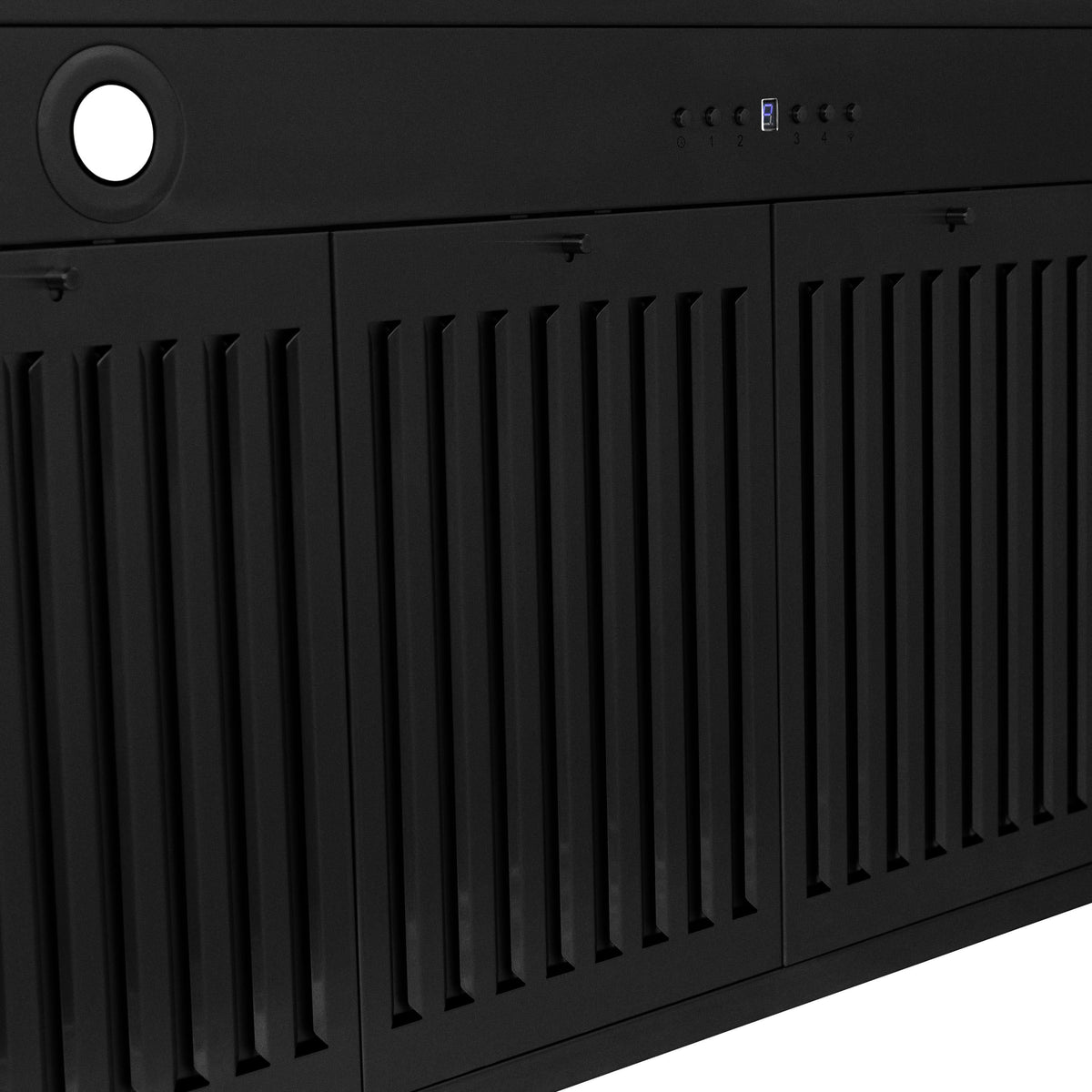 ZLINE - 48 inches - Convertible & Externally Vented - Wall Range Hood - Black Stainless Steel