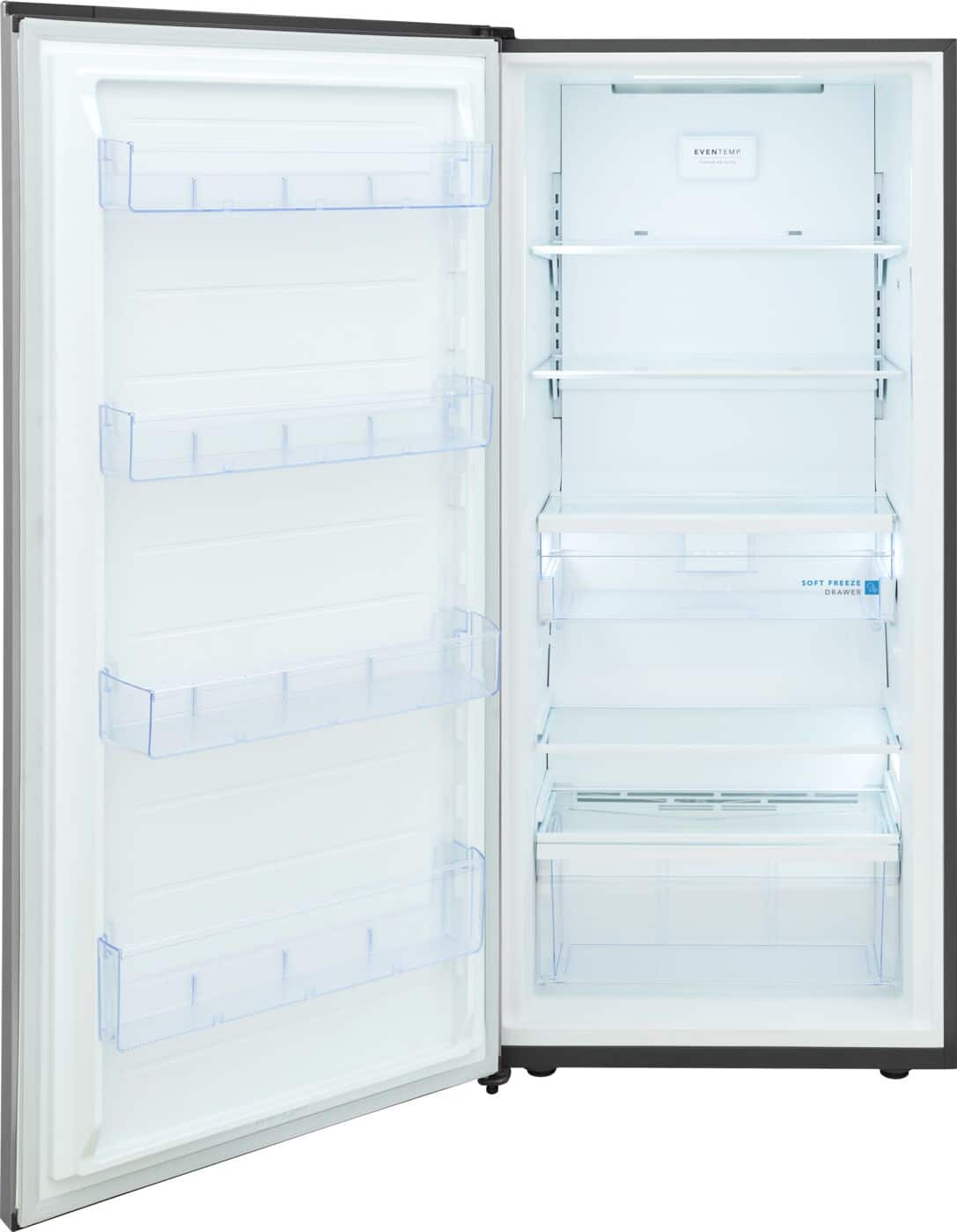 Frigidaire - 32 in. Wide 19 Cu. Ft. Single Door Freezer - Stainless Steel