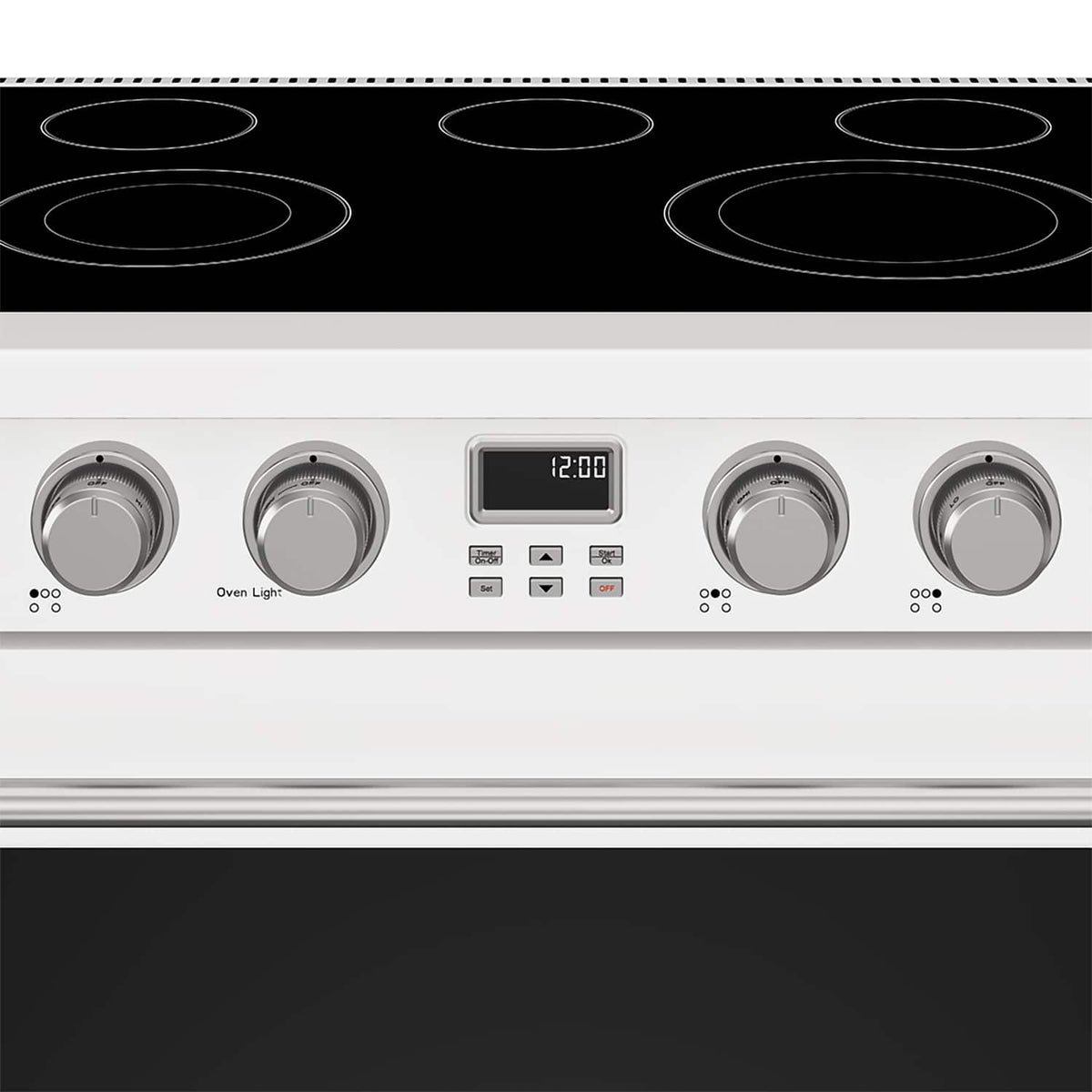 Thor Kitchen - 6.0 Cu. Ft. Freestanding Electric Convection Range - Matte White