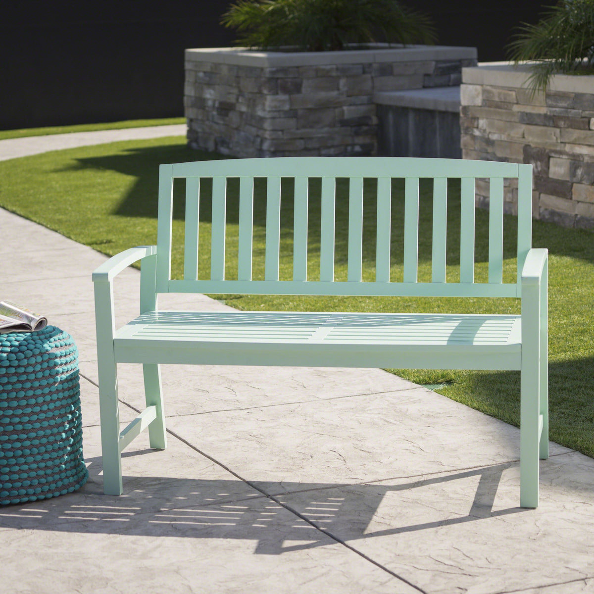 Farmhouse Style Loja Bench Indoor / Outdoor