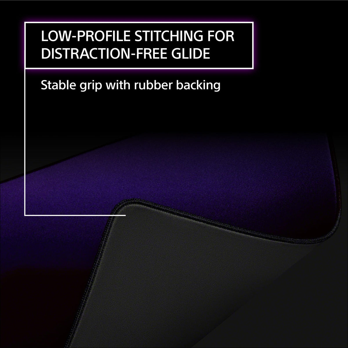 Sony - INZONE Mat-D Speed type Large 4mm Cloth Gaming Mousepad - Black
