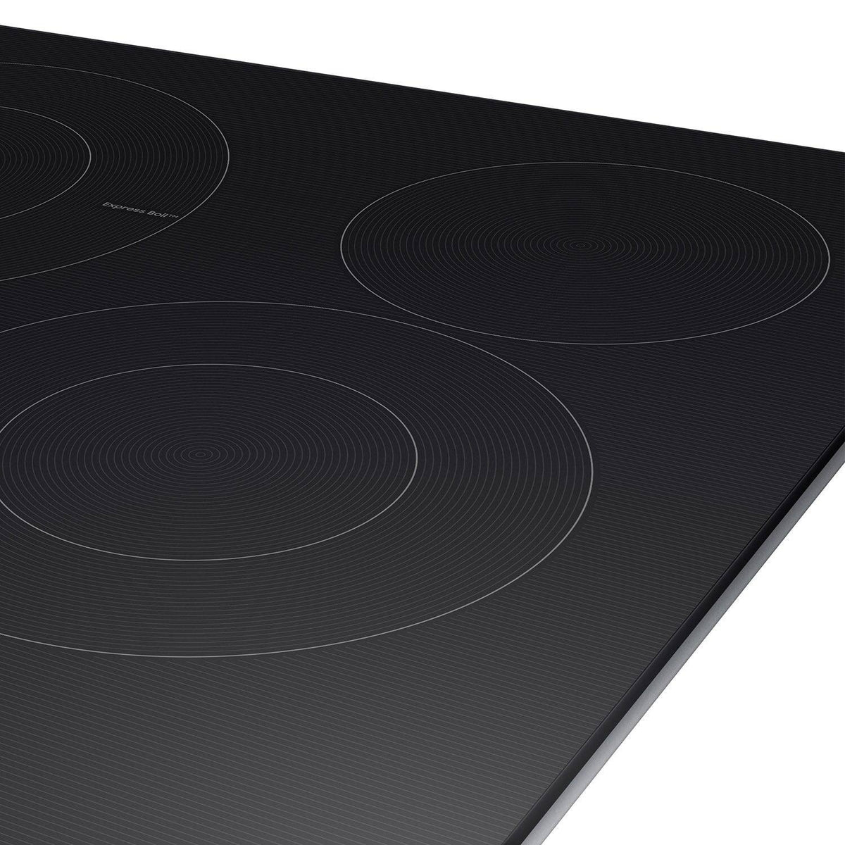 Samsung - 30" Electric Cooktop with 5 Burners and ENERGY STAR Certified Cooktop with Illuminated Knobs - Black