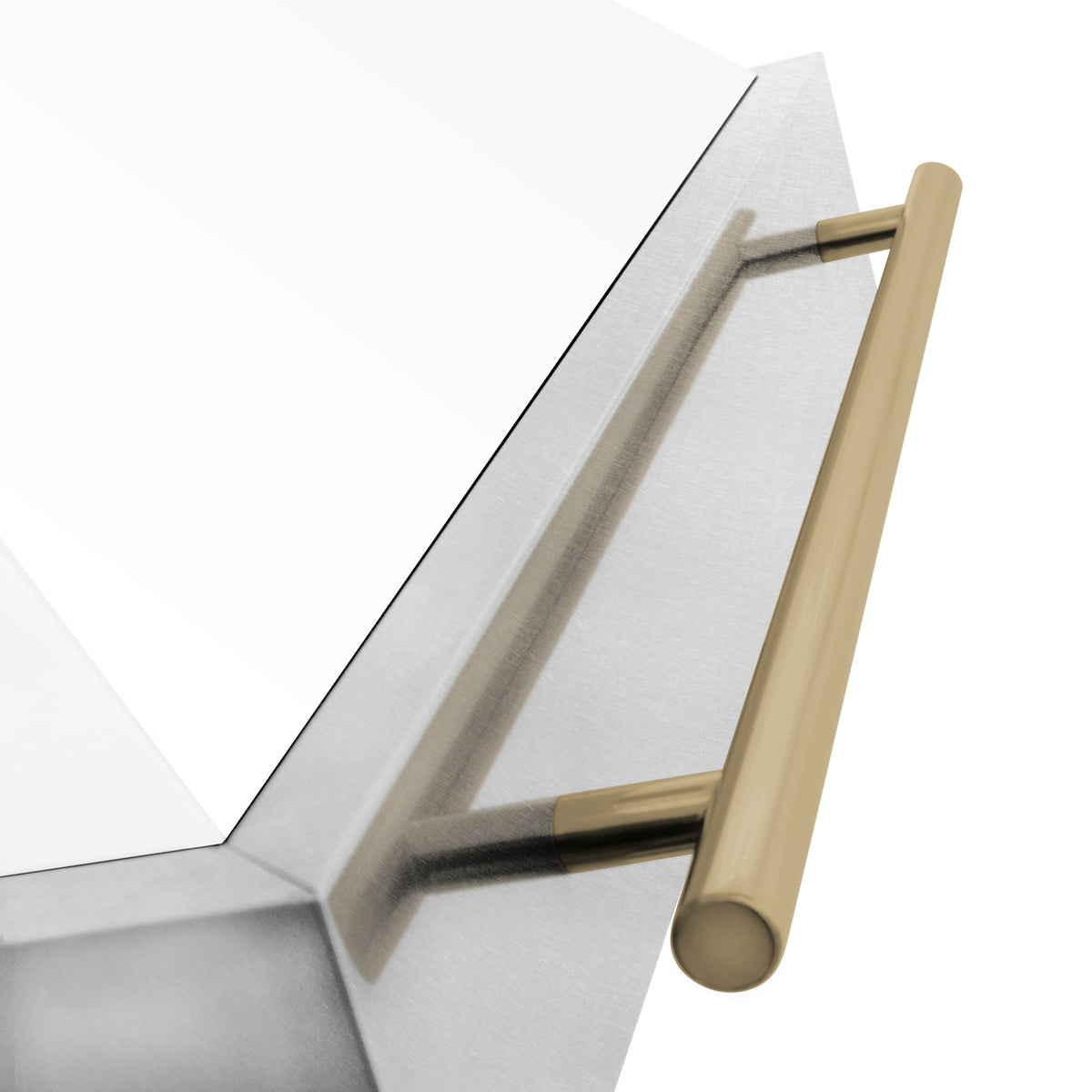 ZLINE Autograph Edition - 48 inches - Externally Vented - Wall Range Hood - Satin Stainless Steel with White Matte Shell