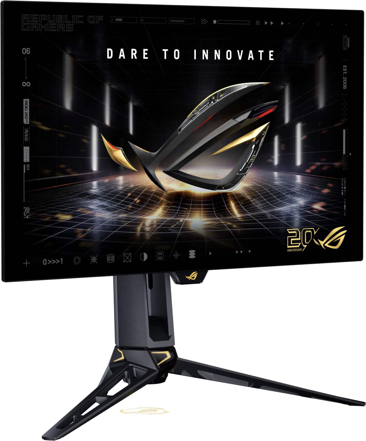 ASUS - ROG Swift 27" Dual Mode (2K 540Hz, HD 720Hz) OLED 0.02ms Gaming Monitor with FreeSync Premium Pro and HDR - 20th Edition