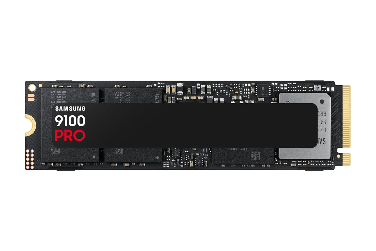 Samsung - – 9100 PRO 4TB Internal SSD PCIe Gen 5x4 NVMe, Speeds Up to 14800 MB/s