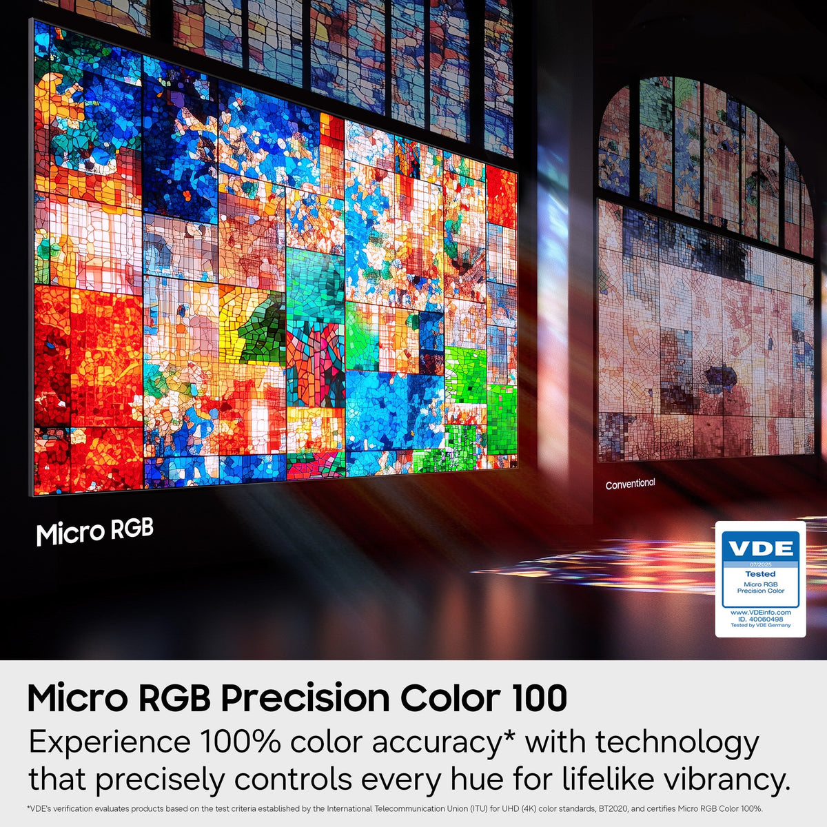Samsung - 75" Class R95H Series Micro RGB 4K Glare-Free TV with SamsungVisionAI (2026)