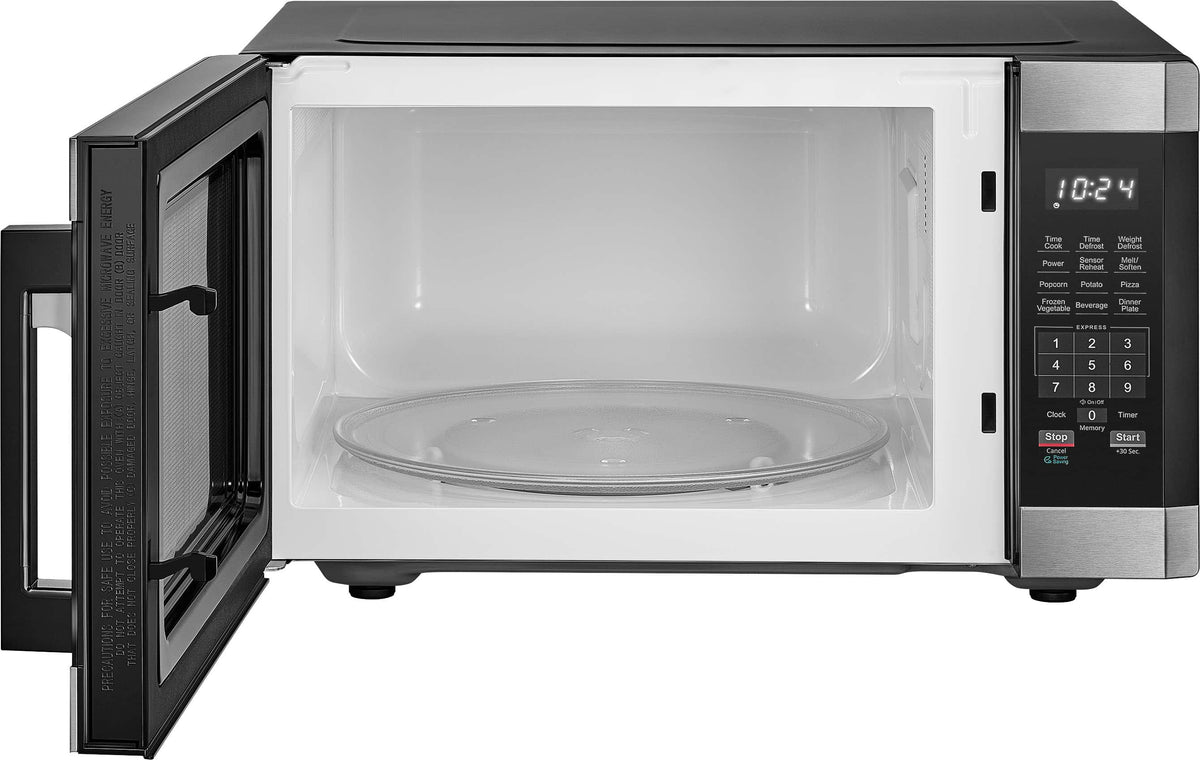 Insignia™ - 1.6 Cu. Ft. Countertop Microwave with Sensor Cooking and Inverter Technology - Stainless Steel