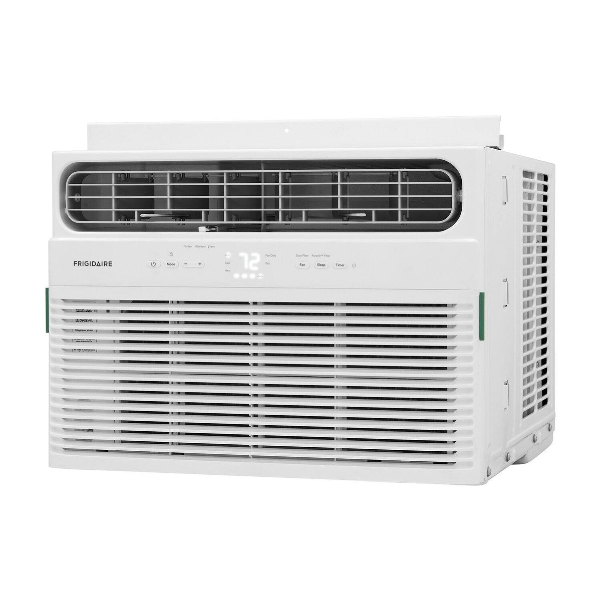 Frigidaire - 115V 8,000 BTU 350 Sq. Ft. Smart Window Air Conditioner with 3,500 BTU Supplemental Heat Function - White
