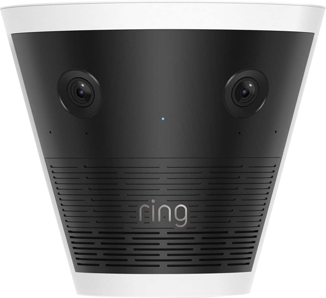 Ring - Elite 140 — Two Retinal 4K Smart Cameras, 140° View, Built for Business, Panorama Control, Plug-In and PoE - Black